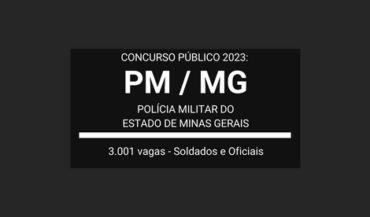 Concurso P Blico Pm Mg Editais Publicados Vagas Em