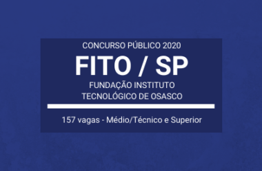 Publicado Edital do Concurso da FITO / SP – 2020: são 157 vagas para atuar em Osasco