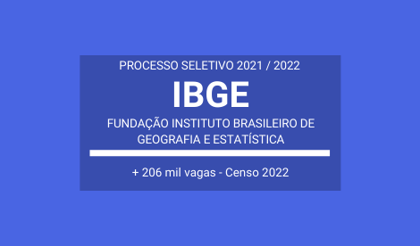 IBGE abre Processo Seletivo com mais de duzentas mil vagas temporárias para o Censo 2022
