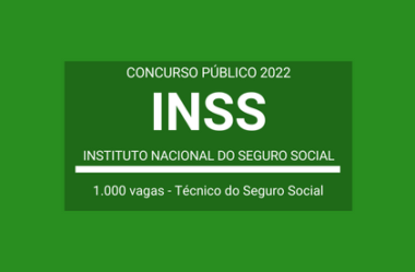 Publicado Edital de Concurso Público com Mil vagas para o INSS 2022: Técnico do Seguro Social