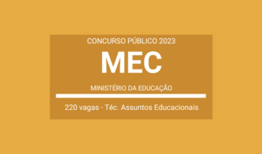 Saiu Edital Concurso Técnico Em Assuntos Educacionais Do MEC - 2023 ...