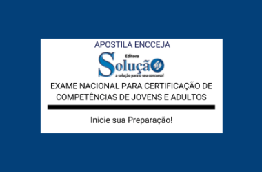 Apostila ENCCEJA – PDF Download e Impressa