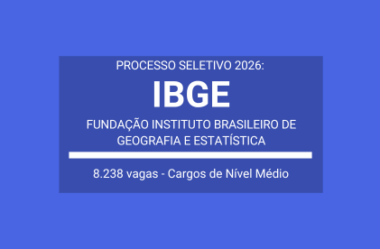 Processo Seletivo Aberto com Milhares de Vagas de Nível Médio do IBGE – 2026